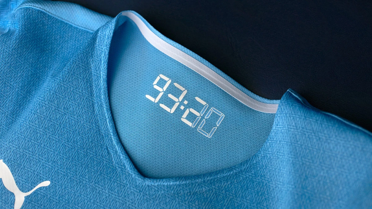 post card Loja online Fútbol Emotion Portugal - Blogs de futebol - A nova camisola principal 21-22 do Manchester City - 3.webp